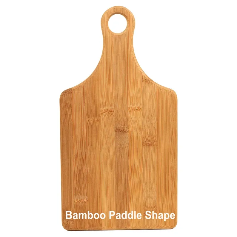 Personalized cutting board for Dad - Bamboo and Slate cutting boards