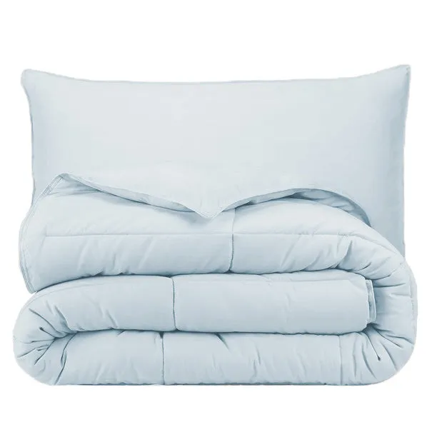 Pillowtex Essential Bedding Package | All Season Comforter with Matching Pillows