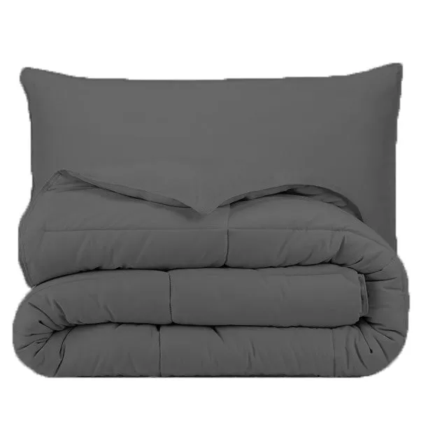 Pillowtex Essential Bedding Package | All Season Comforter with Matching Pillows