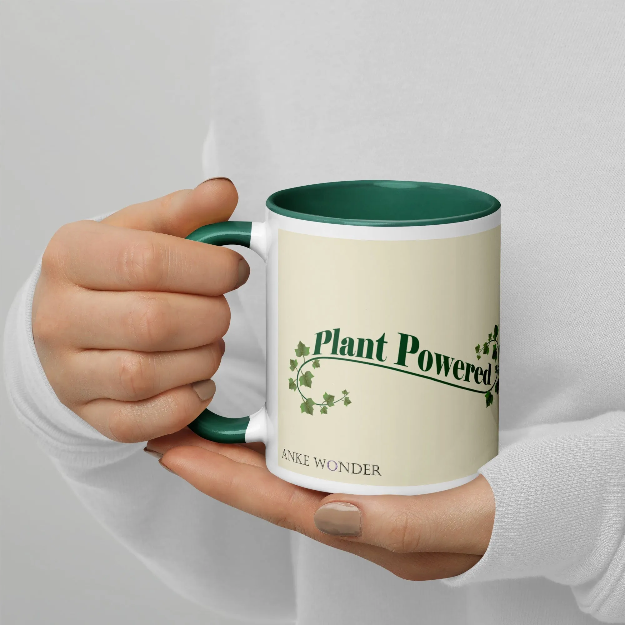 Plant Powered Mug - Eco-Friendly Green Ceramic Mug