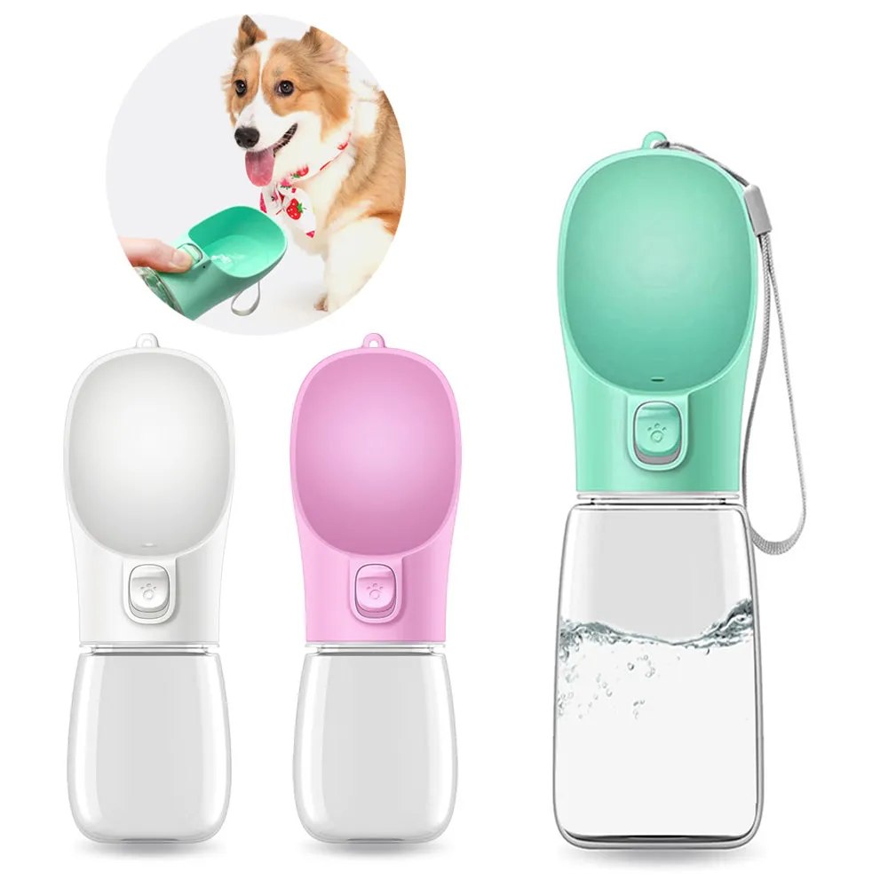 Portable Dog Water Bottle For Small Large Dogs Bowl Outdoor Walking Puppy Pet Travel Water Bottle Cat Drinking Bowl Dog Supplies