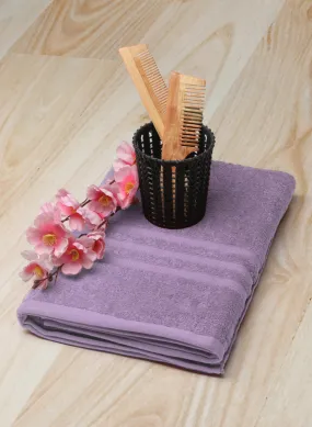 Purple Cotton 525 GSM Bath Towel