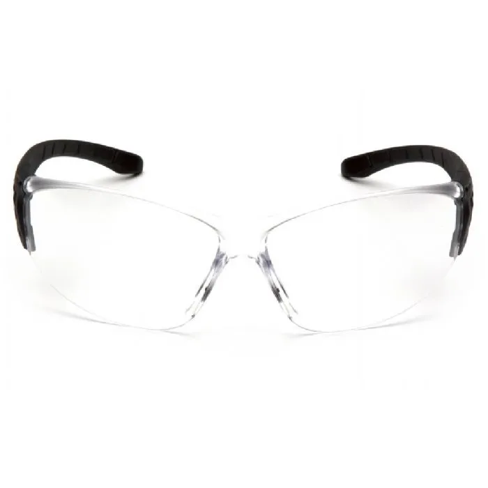 Pyramex Trulock SB9510ST Safety Glasses Clear H2X Anti Fog Lens Black Frame, One Size, 1 Each