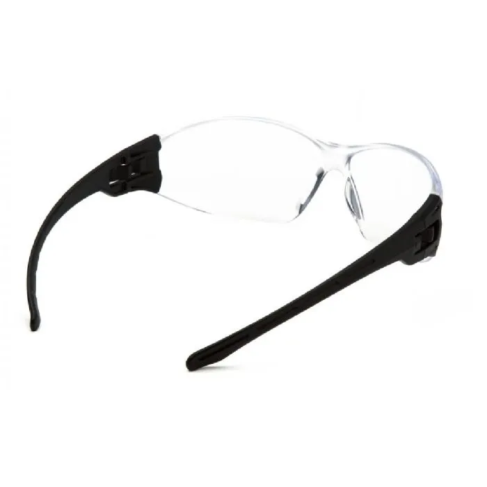 Pyramex Trulock SB9510ST Safety Glasses Clear H2X Anti Fog Lens Black Frame, One Size, 1 Each