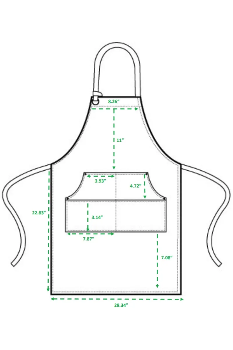 "Calibre" Bib Adjustable Apron (4 Pocket Pouch)