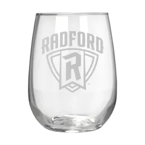 Radford Highlanders 17 oz. Stemless Wine Glass