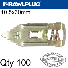 RAWLPLUG NAIL-IN  FIXING PLASTERBOARD 10.5X30MM X100-BOX RAW R-GPB