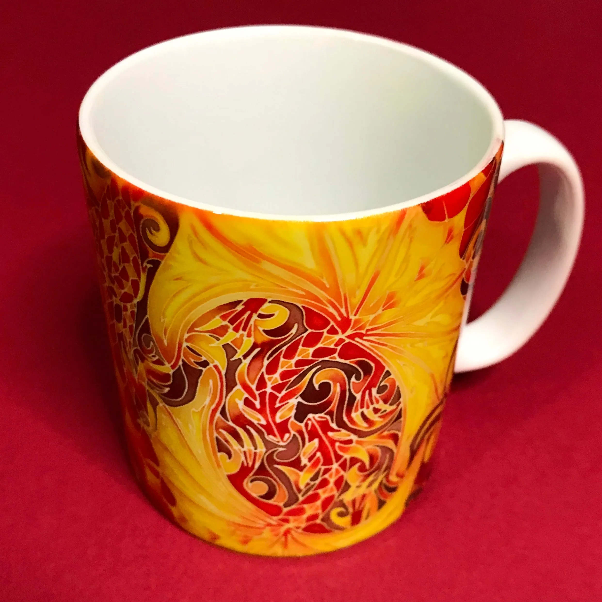 Red Dragons Mug & Coaster - Dragons Mug Box Set - Red Dragon Mug - Game of Thrones Gift