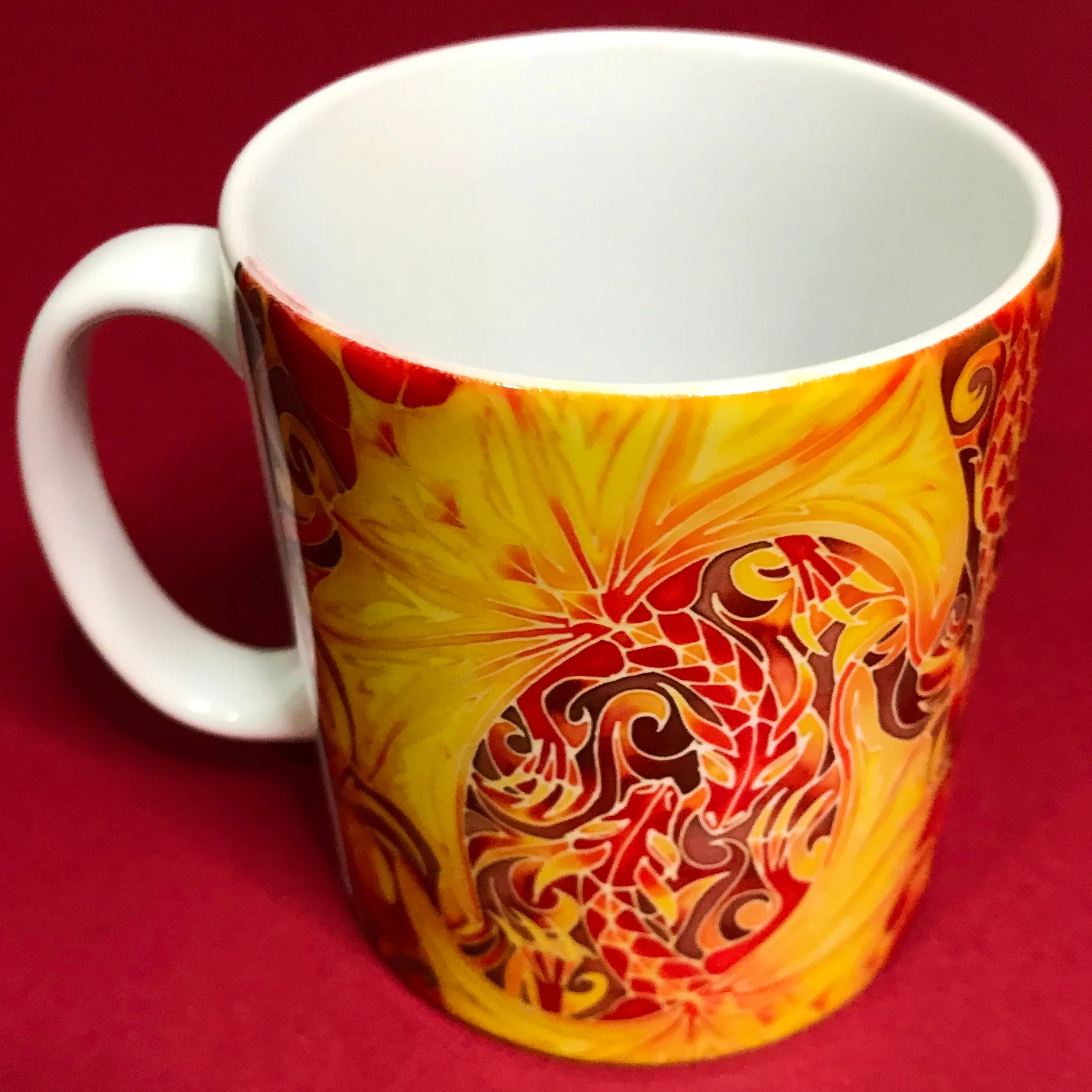 Red Dragons Mug & Coaster - Dragons Mug Box Set - Red Dragon Mug - Game of Thrones Gift