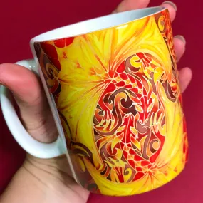 Red Dragons Mug & Coaster - Dragons Mug Box Set - Red Dragon Mug - Game of Thrones Gift