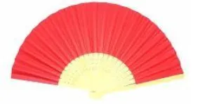 Red Small Paper Fan