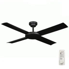 Revolution 2 Ceiling Fan with Remote by Hunter Pacific – Black 52″