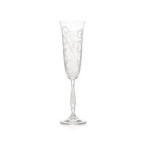 Ribbon Hand-Engraved Champagne Flute, 25.5cm