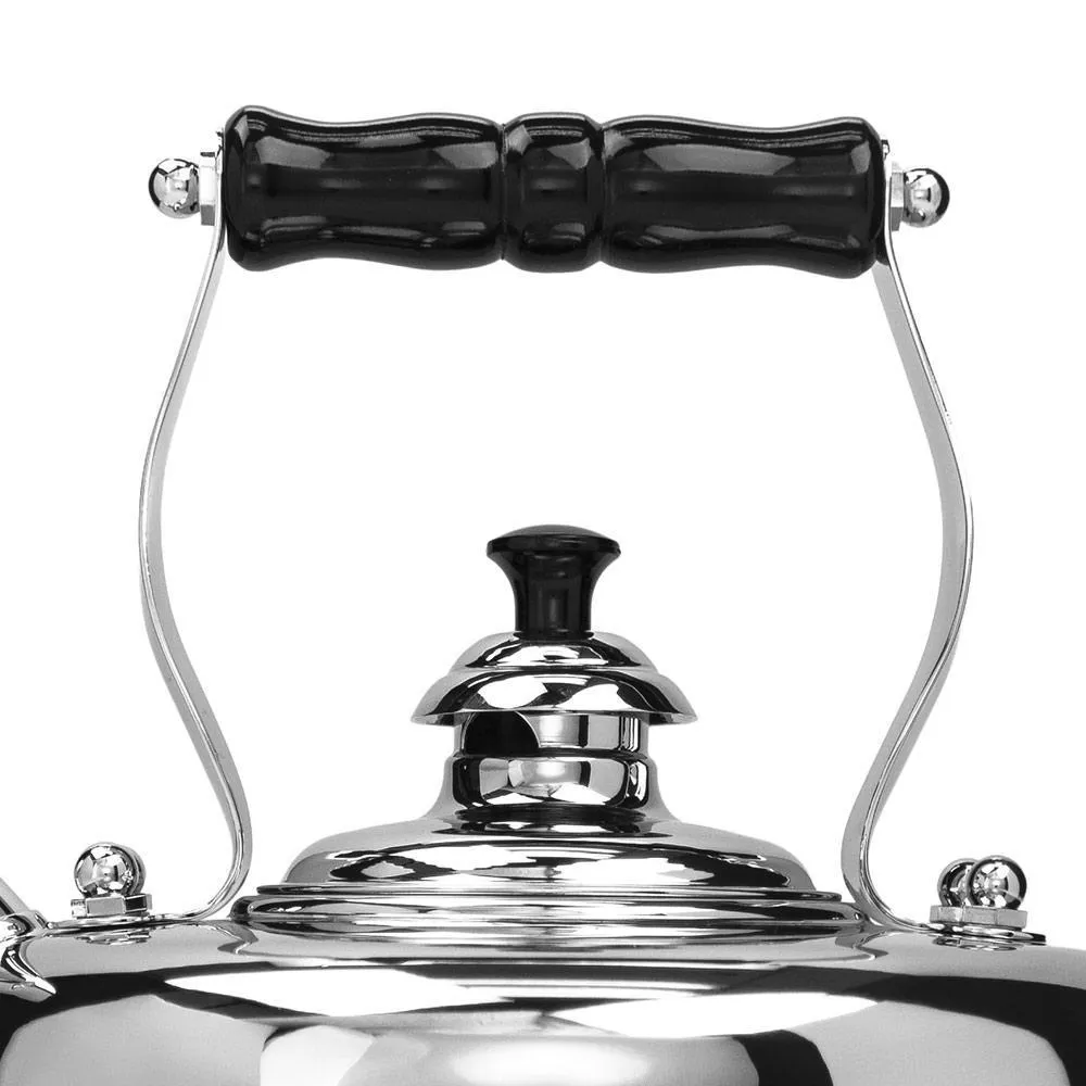 Richmond Heritage Chromed Copper Whistling Tea Kettle - No. 2