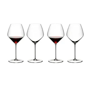 Riedel Veloce 4-Piece Set Crystal Pinot Noir/Nebbiolo Wine Glass, 25.8 Oz