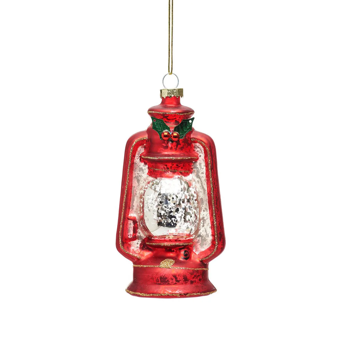 RJB Stone Camping Lantern Shaped Bauble