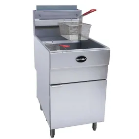 Saba - GF85-N Commercial 21" 85 lb. Fryer Natural Gas