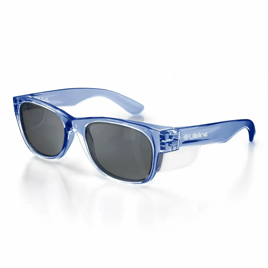 Safetsyle CBLT100 Classic Blue Frame Tinted Lens