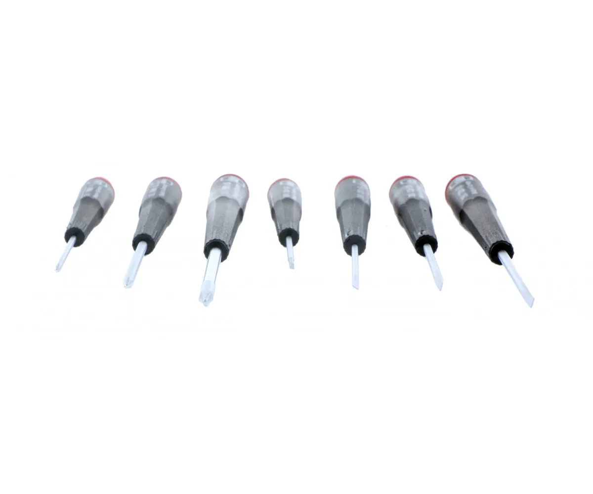 Screwdriver Set - Precision Slotted/Phillips Screwdrivers 7 Piece Set