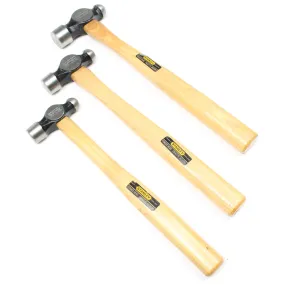 SOLD - Graduated Stanley Ball-Pein Hammer Set (Ash)