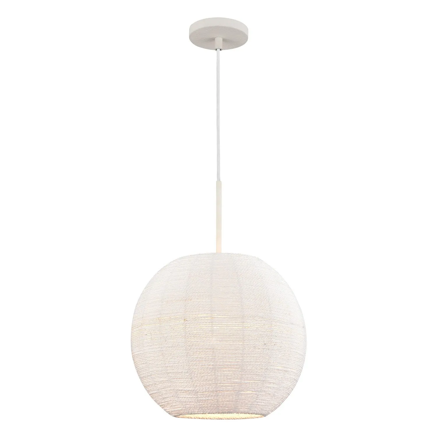 Sophie 1-Light Pendant in White Coral