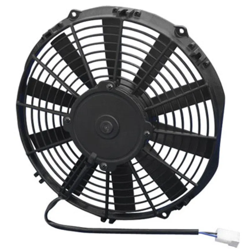 SPAL 11.00" Inch Electric Fan Pusher Style Low Profile 808 CFM 10 Straight Style Blades - 30100365