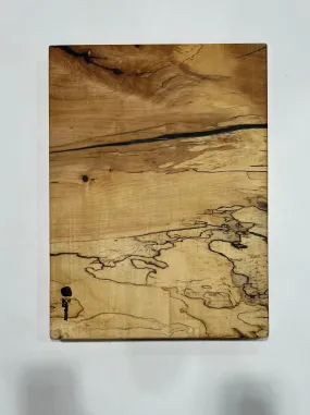 Spalted Maple and Black Epoxy Slab Charcuterie board