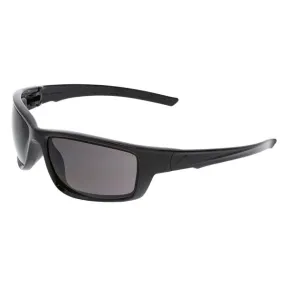 SR322 MCR Safety Swagger SR3 Series Safety Glasses, Gray Lens, Black Frame