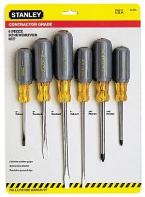 Stanley 66-565 SCREWDRIVER RUBBER GRIP 1 SET