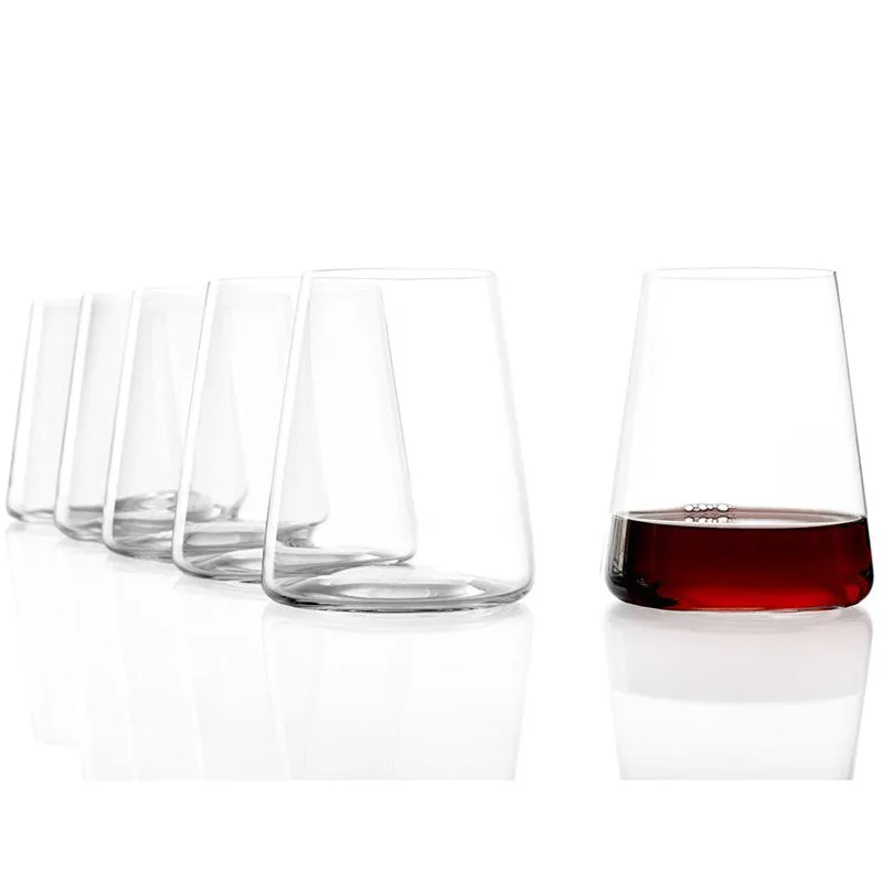 Stolzle Power Stemless Red Wine Glass - Set of 6