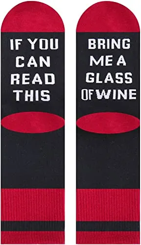 Stylish Men's Wine Socks Wine Gift Ideas for Him Perfect Gifts for Wine Lovers Unique Gifts for Drinkers