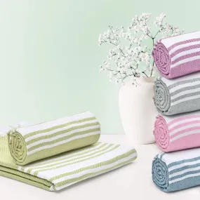 The Better Home Cotton Towel (150cmx75cm, 200gsm) | Soft Bath Towel for Men Women | Anti-Odour High Absorbency Quick Dry Towel | Hair Drying Towel For Women | Turkey Towels For Bath Large Size (Green)