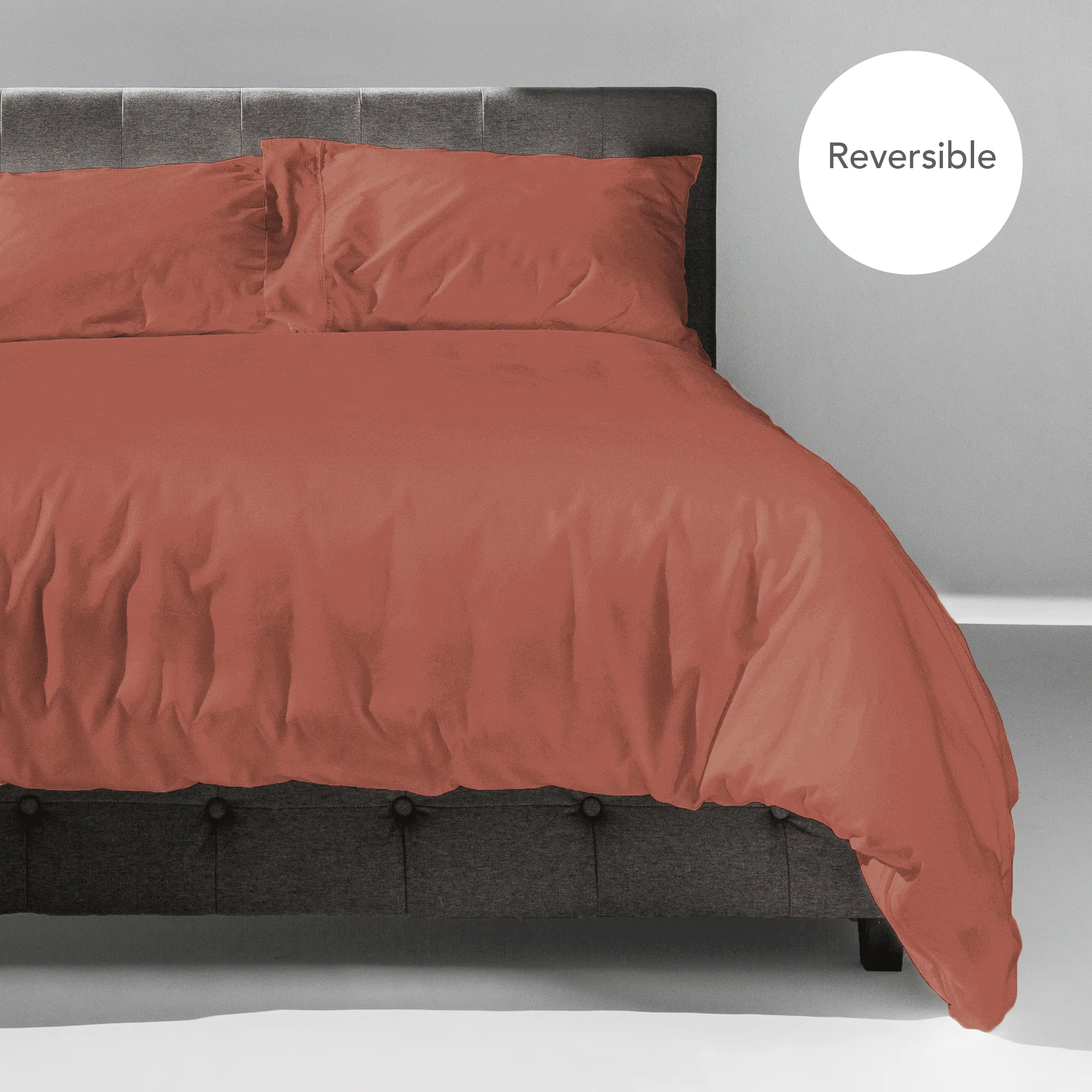 The New-Way Duvet Cover | Easy: Zips Open Wide on 2 Sides | No Bunching: Comforter Clips In | Quick Adjustments w/Hidden Side Vents | 100% Cotton Sateen