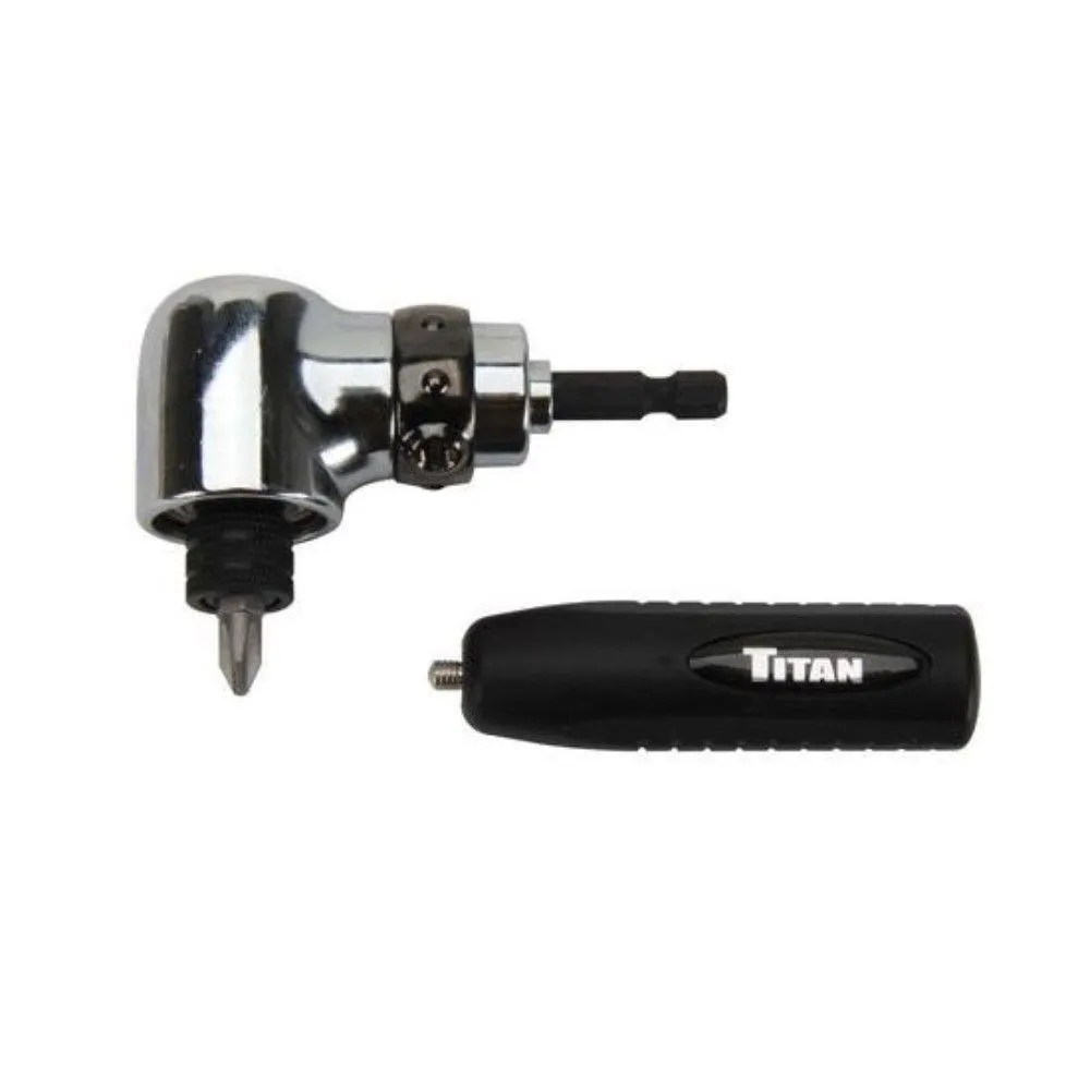 Titan Tools 16235 90 Degree Right-Angle Drill Attachment