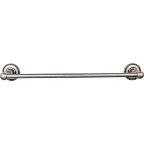 Top Knobs ED6APA Edwardian Bath Towel Bar 18 In. Single - Beaded Bplate Antique Pewter