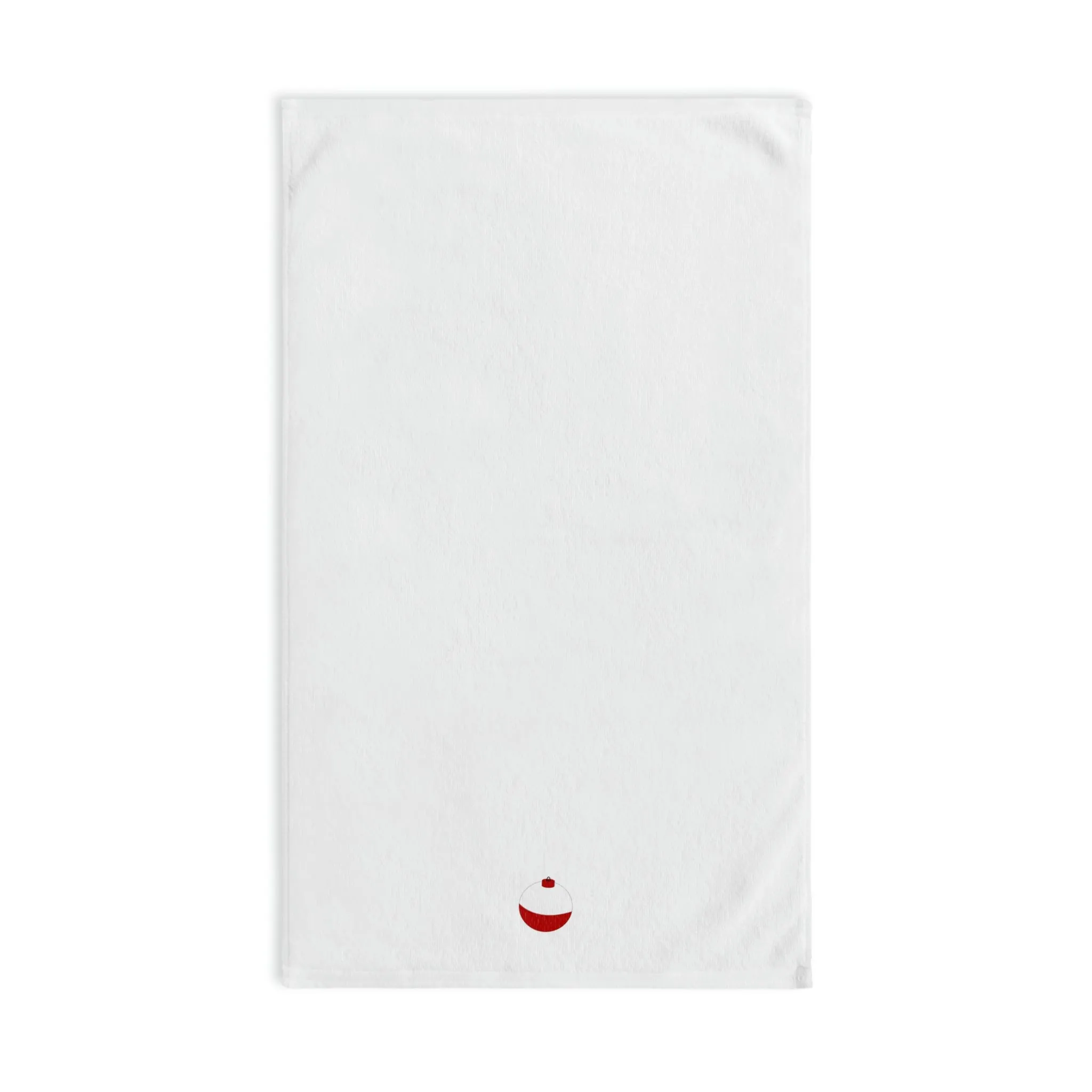 Traditional Red & White Bobber - Patttern #3 - Hand Towel