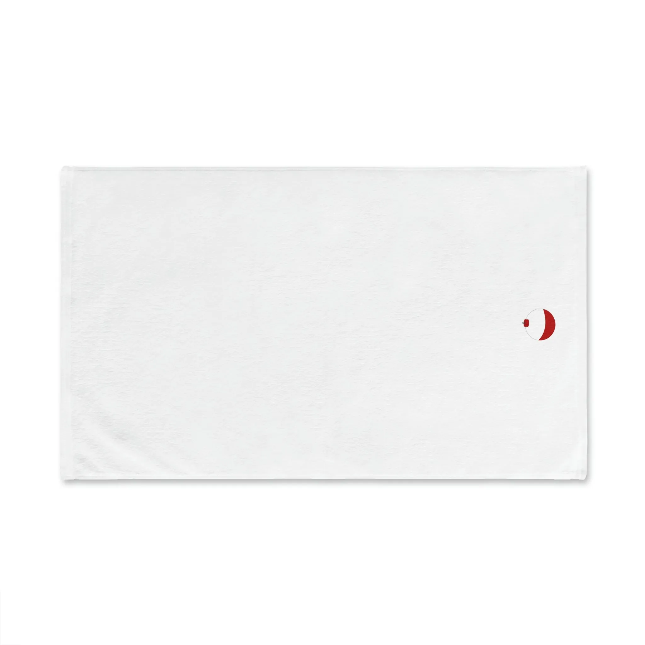 Traditional Red & White Bobber - Patttern #3 - Hand Towel