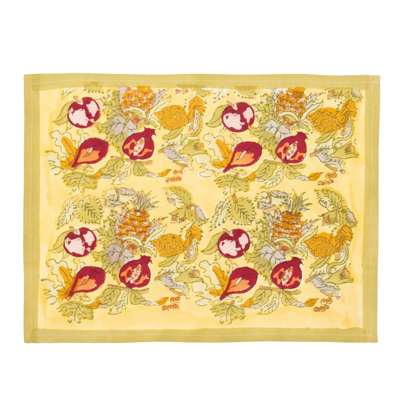 Tutti Frutti Placemats Yellow & Green, Set of 6