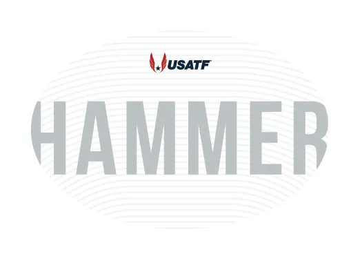 USATF White Oval - Hammer