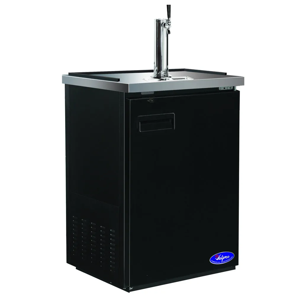 Valpro VPBD1, One Door 24" Kegerator Draft Beer Dispenser, One Tower/One Tap