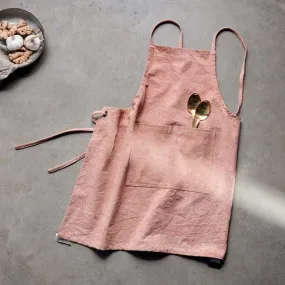 Washed Canvas Apron - Rust or Navy