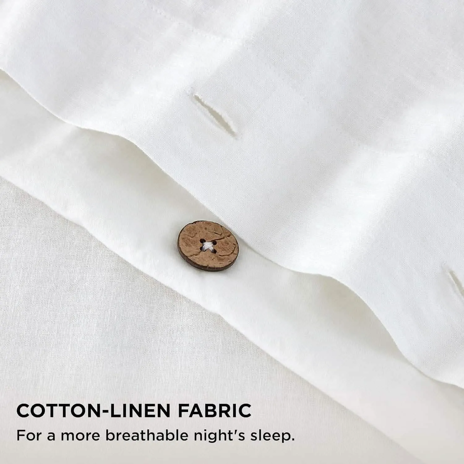 Washed Cotton Linen Comforter Set