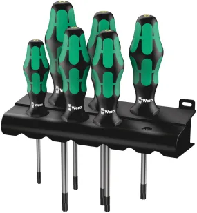 Wera 028059 6pc 367/6 TORX¨ Kraftform Plus Holding Function Screwdriver Set