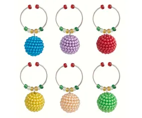 Wine Charms - Bling - S/6