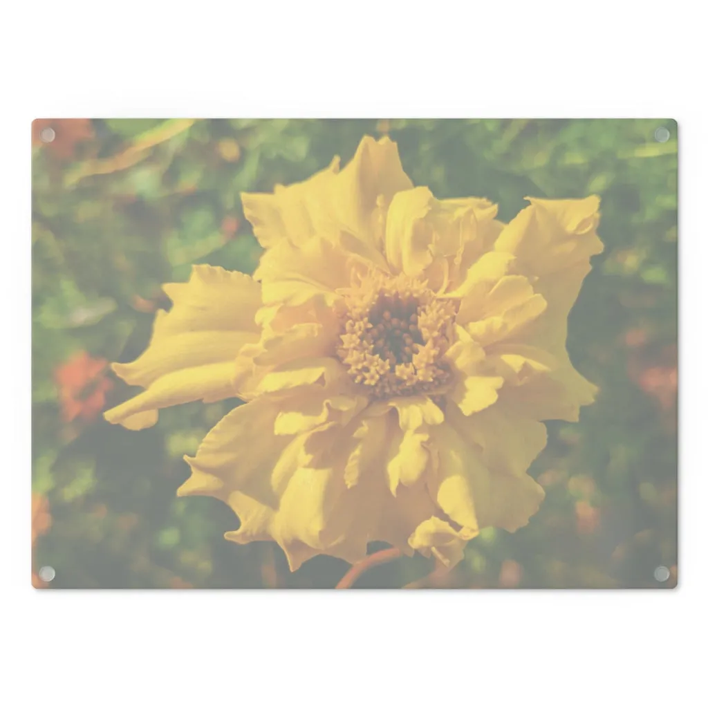 Yellow Flower Cutting Board