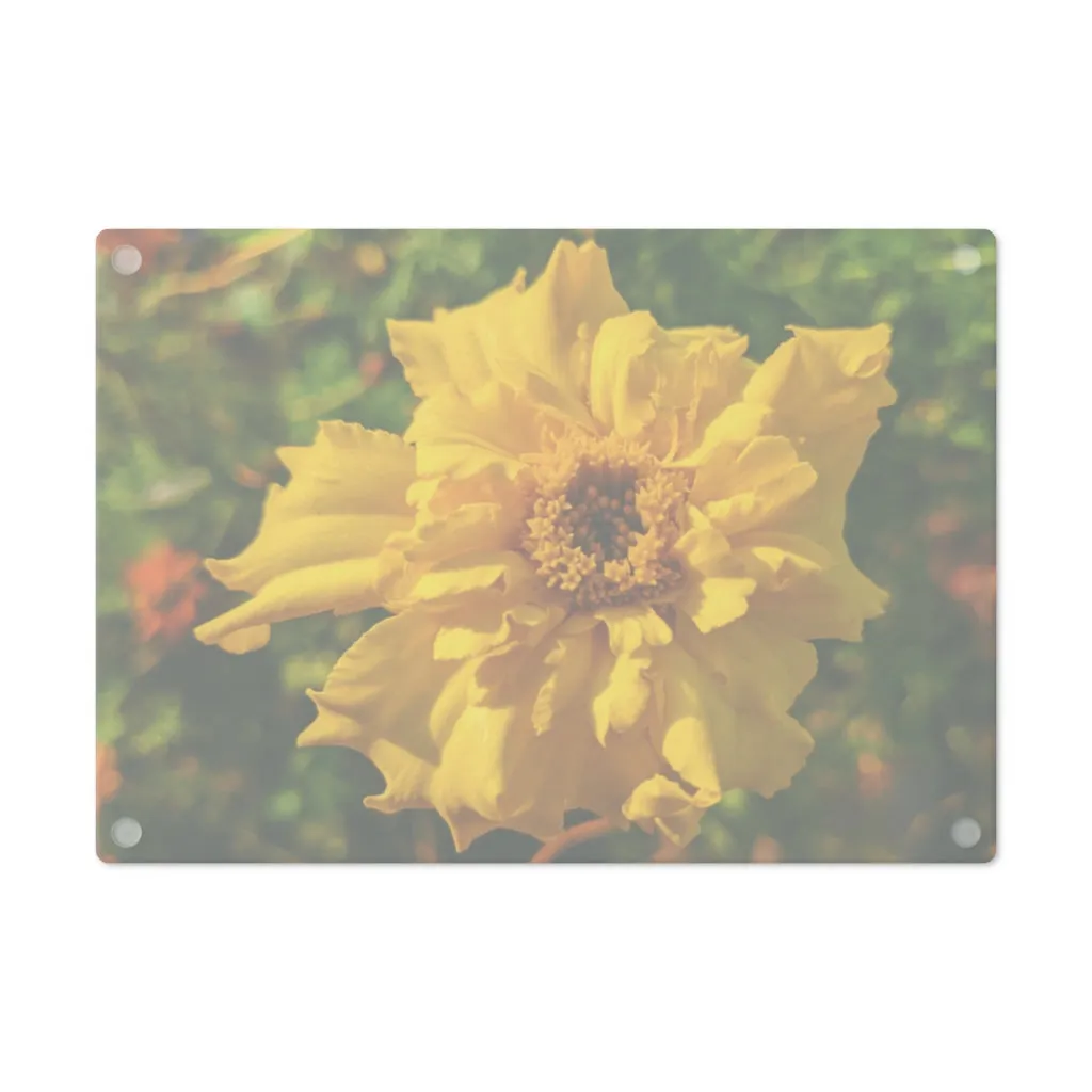 Yellow Flower Cutting Board