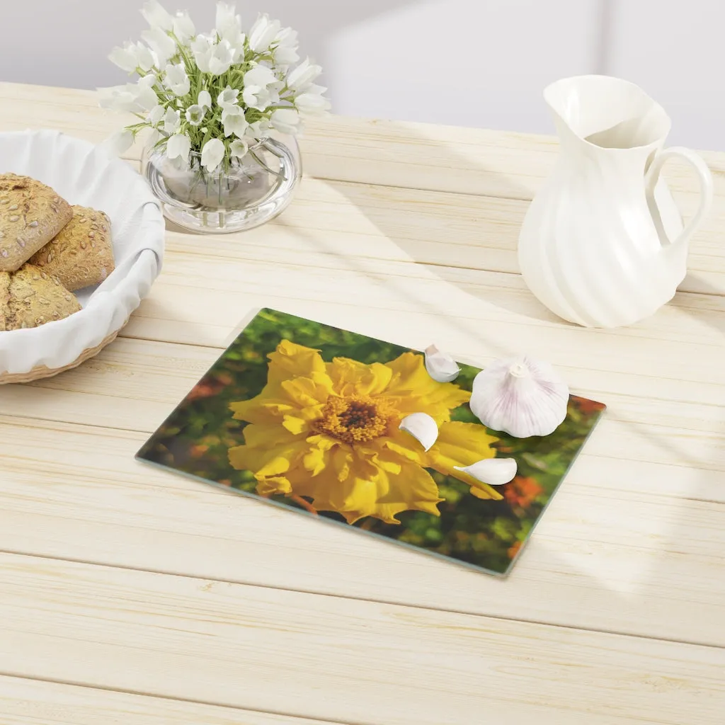 Yellow Flower Cutting Board