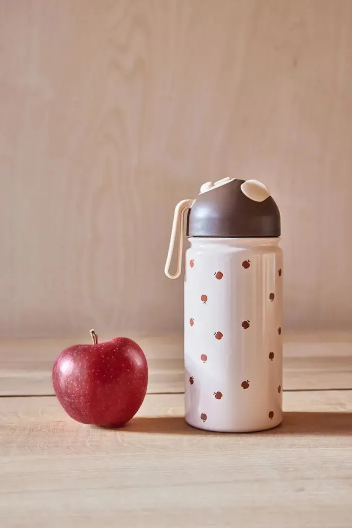 Yummy Apple Children Water Bottle - Powder / Sienna