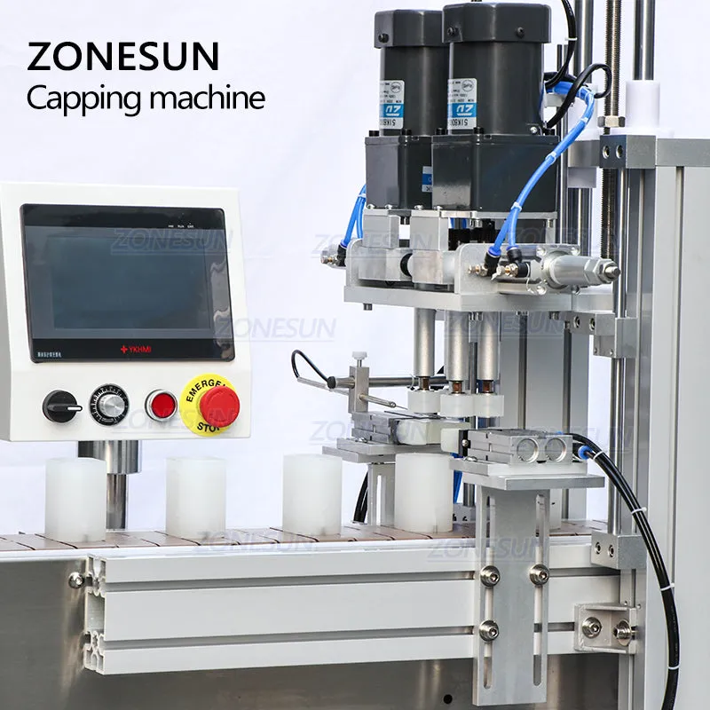 ZONESUN ZS-XG16C Pump Head Round Bottle Automatic Bottle Capping Machine