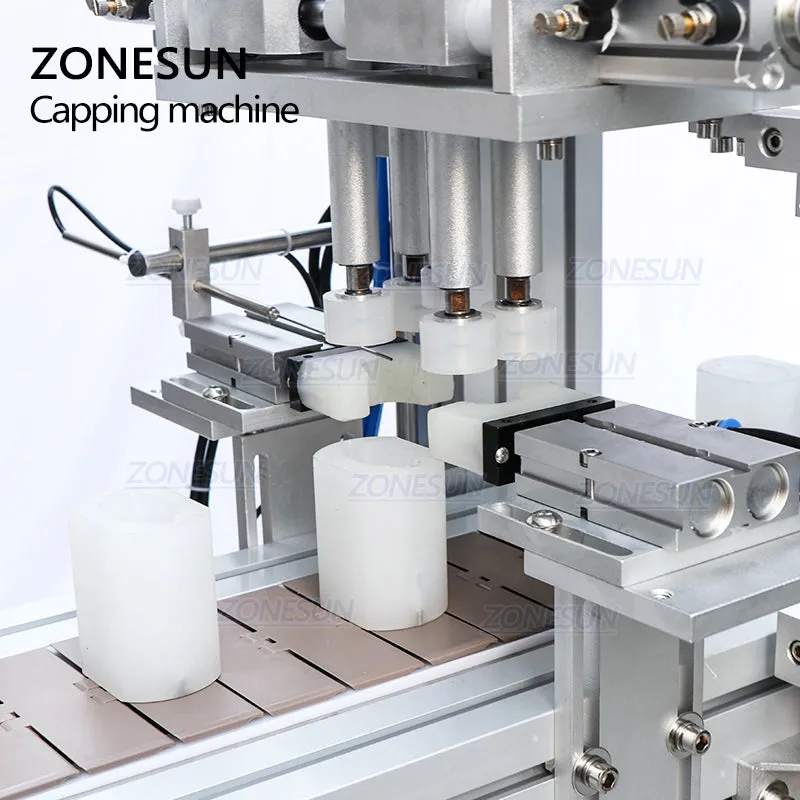 ZONESUN ZS-XG16C Pump Head Round Bottle Automatic Bottle Capping Machine